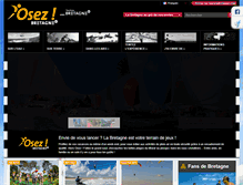 Tablet Screenshot of osez.tourismebretagne.com