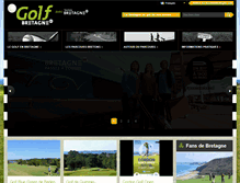 Tablet Screenshot of golf.tourismebretagne.com